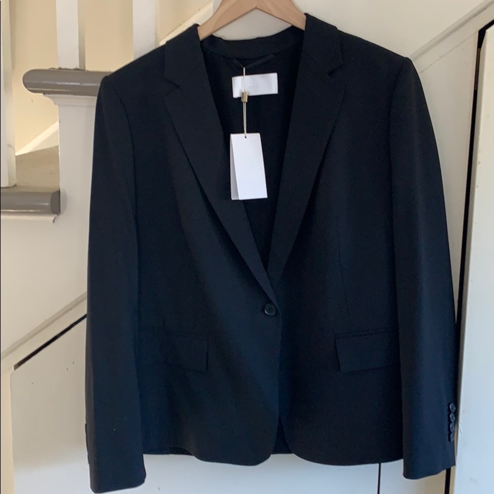 NWT Hugo Boss stretch fine wool jacket BLACK 10